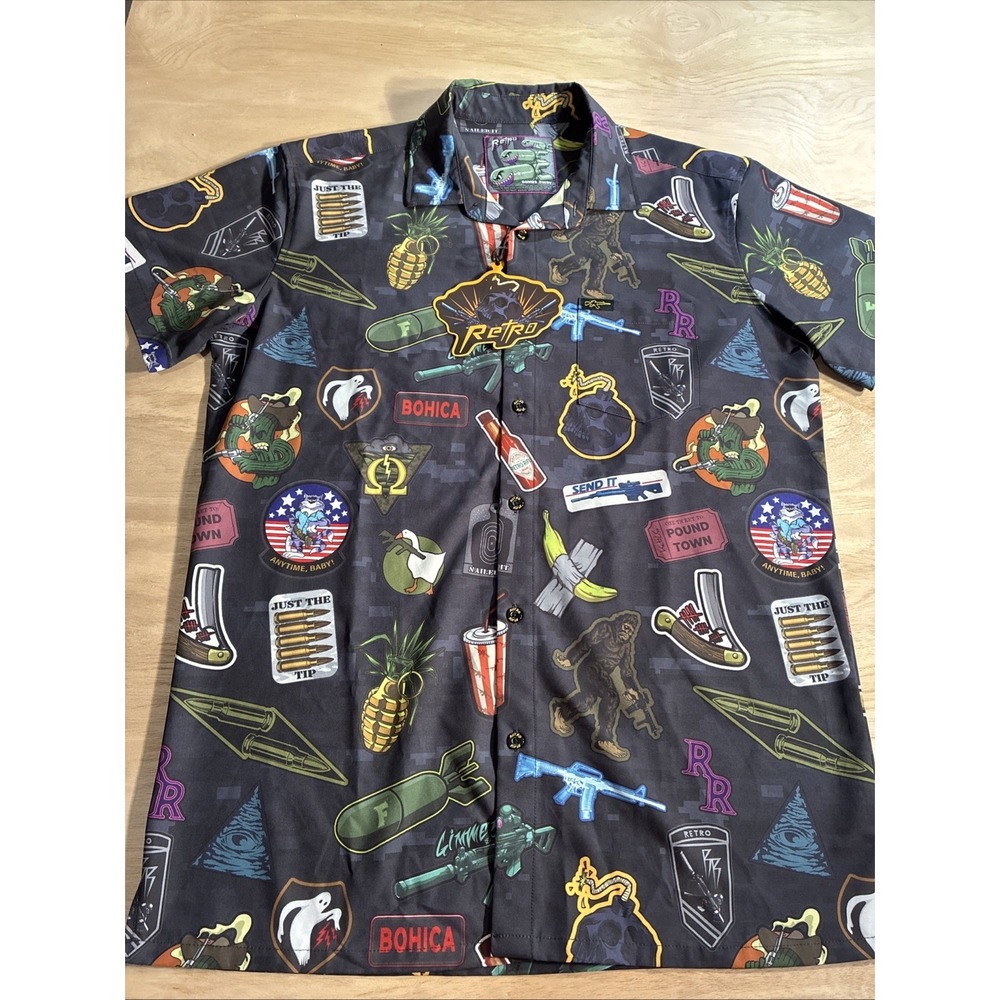 Retro Rifle Men's Large "Bombs Away"